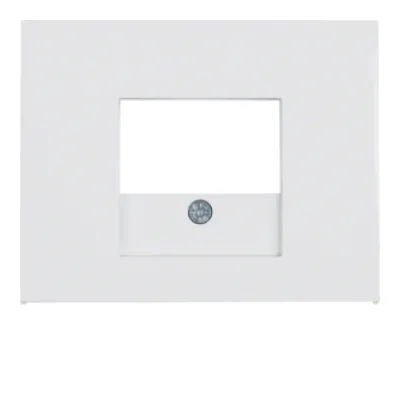 Berker Zentralplatte 10357009 K.1 TAE-Abdeckung | polarweiß glänzend | Unterputz | Kunststoff | ohne Beschriftungsfeld