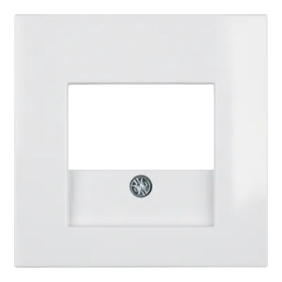 Berker Zentralstück 10338919 | TAE-Abdeckung Unterputz | S.1/B.3/B.7 Serie | Kunststoff glänzend | polarweiß RAL 9010