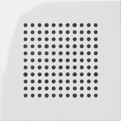 GIRA Lautsprecherabdeckung 248303 | System 55 | Abdeckung für Lautsprecher | Ersatzteil | Reinweiß glänzend