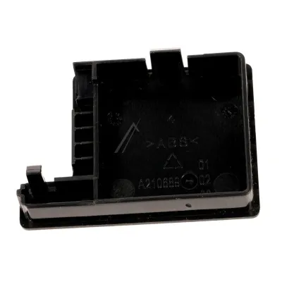 Abdeckung Rahmen links für Dunstabzugshaube AEG 140210689026 schwarz 56,7x40cm