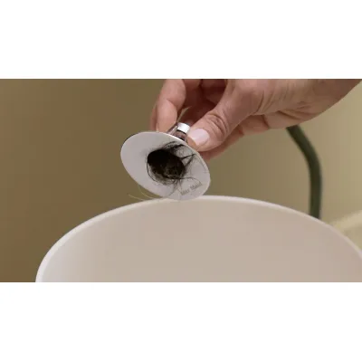 Mediashop Abfluss-Stöpsel Drain Magic | Universal Waschbeckenstöpsel mit Sieb | 2-in-1 Silikon/Edelstahl | Ø 2,8–5 cm