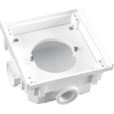 ABL Leergehäuse 1632500 Kommunikationsgehäuse | IP41 | 112x112x61,5 mm | Kunststoff | Unterputz | weiß