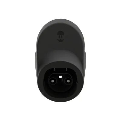 ABL Steckerhalterung Typ 2 100000780 | Ladekabelhalter E-Auto | Wandmontage | mattschwarz