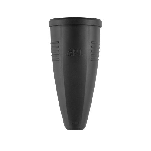 Bild: ABL Gummi Schuko Kupplung 100000048 (TPE) schwarz IP20 bis 3x2,5mm