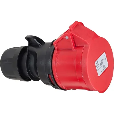 ABL CEE-Kupplung K51SL30 | 5-polig 16A | IP44 | 400V 6h | schraubenlos | Kunststoff | rot