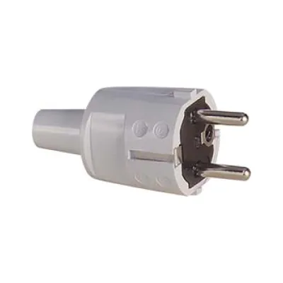 ABL Schuko-Stecker weiss