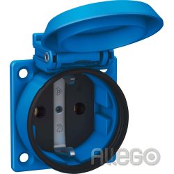 ABL SURSUM Einbau-Steckdose blau, IP54 1561050