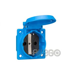 ABL SURSUM Einbau-Steckdose blau, IP54 1661050