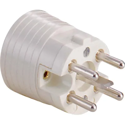 ABL Perilex-Stecker 2201110 | 16A | 400V | 3P+N+E | Duroplast | IP20 | gerade Kabeleinführung | halogenfrei | weiß