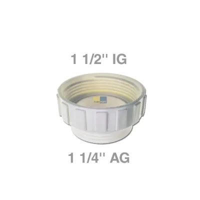 AblaufAdapter 1 1/2" x 1 1/4" für Ablauftechnik Sanitärbereich