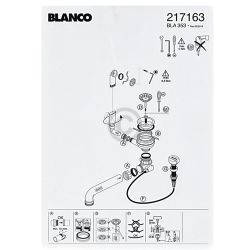 Ablaufgarnitur 1 3,5'' BLANCO 217163 für Spüle BLA353