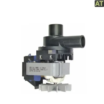 Ablaufpumpe wie Bauknecht 481236018012 GRE mit Pumpenkopf für Waschmaschine