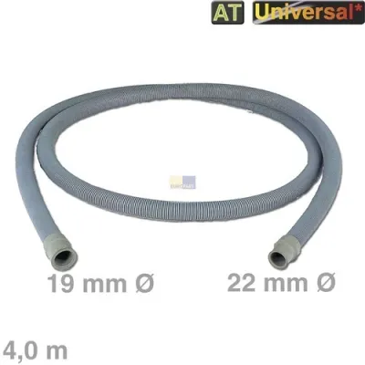 Ablaufschlauch universal 19/22mmØ 4,0m für Waschmaschine Geschirrspüler
