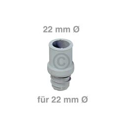 Ablaufschlauchendstück 22mmØ für 22mmØ