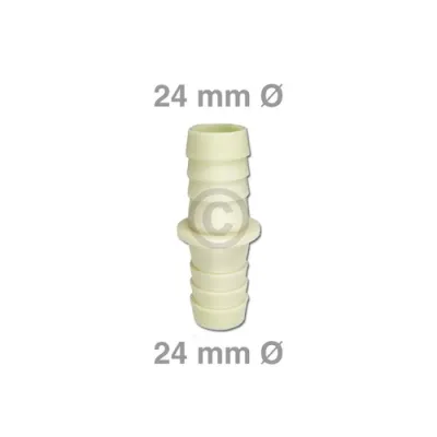 AblaufschlauchVerbinder für 22/22mmØ Bauknecht, Whirlpool, Ikea