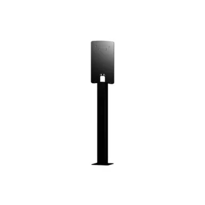 ABL Stele POLE Slim 100000245 | Wallboxstele für eM4 Single | Standfuß | Stahl | 1469x290x210 mm | RAL 9011 schwarz