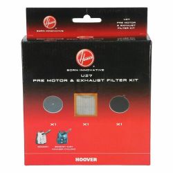 Abluftfilterkassette mit Motorschutzfiltern Hoover 04365062 U27 für Staubsauger