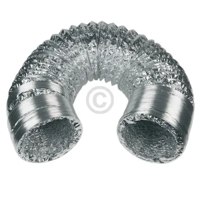 Abluftschlauch 125er Rundsystem 3m Aluminium u.a. für Dunstabzugshaube