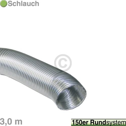 Bild: Abluftschlauch 150erR 3m im Karton Bauknecht, Whirlpool, Ikea
