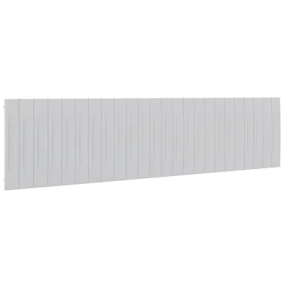 ABN Abdeckstreifen GBS24N10 | Geräteschlitze verschließen | 233x54 mm | Kunststoff | RAL 9002 grauweiß | 10 Stück