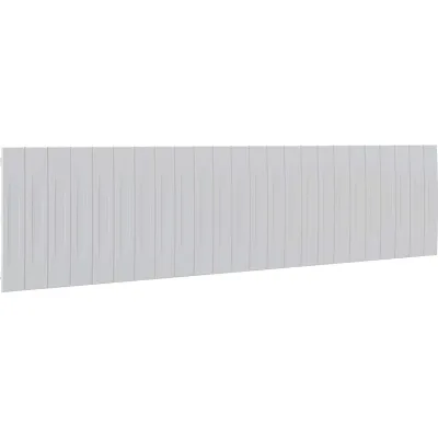 ABN Abdeckstreifen GBS24N10 | Geräteschlitze verschließen | 233x54 mm | Kunststoff | RAL 9002 grauweiß | 10 Stück