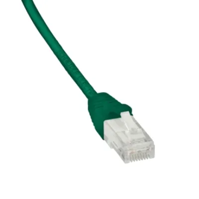 ABN Patchkabel ABNPK15100 | CAT6a Netzwerkkabel S/FTP | 1m | 2x RJ45 Stecker | AWG26 | 6kV geprüft | grün