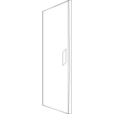 ABN Kleinverteilertür | AT24A Volltür | 2-reihig | Aufputz | IP30 | Stahlblech | 298x314x9mm | RAL9016