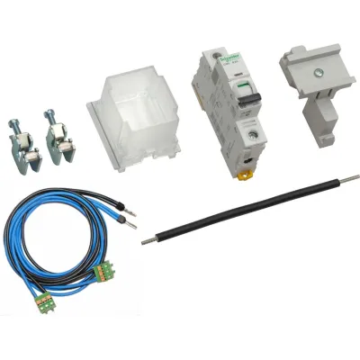 ABN Bestückungspaket BP110AR | Spannungsversorgung | LS-Schalter B10A | Klarsichthaube | Sammelschiene 40mm