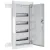 Bild: ABN Flachverteiler UK14 1x4-reihig | Unterputz/Hohlwand | 4 Reihen | 12 TE | Stahlblech | IP30 | 110 mm | weiß RAL 9016