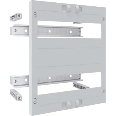 ABN ESPRO-Modul tief MT1220 | Reiheneinbaugerät Verteilerfeld | 2x12TE | 250x300x106mm | Abdeckung mit Ausschnitt | grau