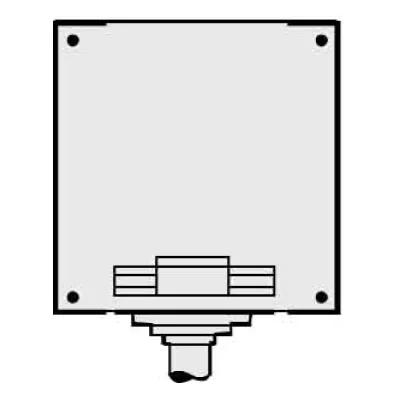 ABN Anschluss-Grundgehäuse GAG12 | Anschlussschrank IP54 | 4-polig | 250x250x140 mm | Kunststoff | bis 120 mm²