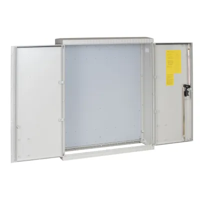 ABN Kabelverteilerschrank SL132P | IP43 | 1110x1355x315mm | Kunststoff | Montageplatte | Bodenaufstellung | RAL 7035