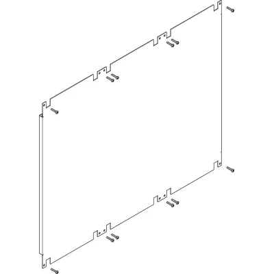 ABN Montageplattenfeld PMF340N 3-f.breit BauH:4