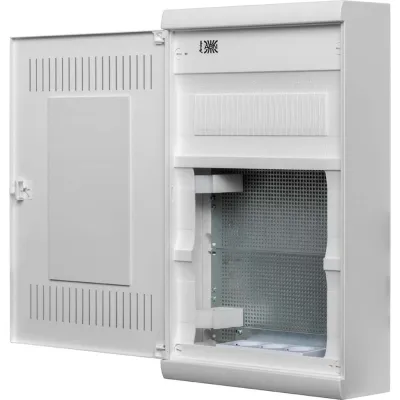 ABN AMIGO Multimedia-Kleinverteiler A36ATM | Aufputz | 3x12TE | Kunststoff | IP30 | DIN-Schiene | weiß RAL9016