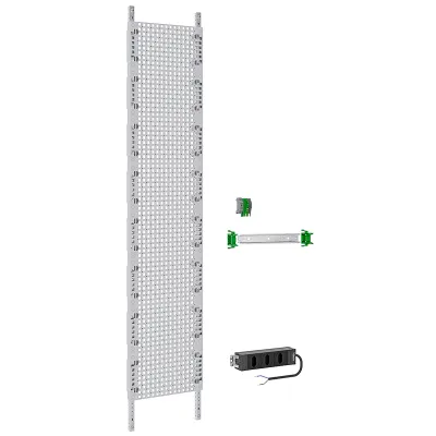 ABN Multimediafeld VX19RM8181 | LexCom Home | 3-fach Euro Steckdose | 8 Montageflächen | 250x1350x20 mm | geschlossen