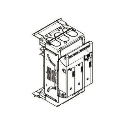 ABN NH-Sicherungslasttrennschalter XTR509 | NH00 | 3-polig | 160A | Universalanschluss M8 | Schraubklemme