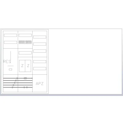 ABN Zählerschrank S37EA120Z | eHZ 2 Zählerplätze | Aufputz/Unterputz | 3 Felder | 800x1100x210 mm | IP43 | Stahl weiß