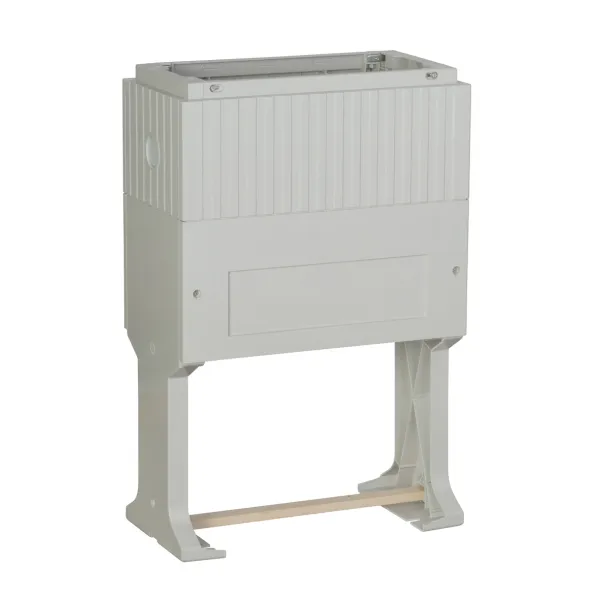 ABN Sockel Gr.2 SX007 für Freiluftschrank | 4-feldrig | H900xB1110xT315mm | Kunststoff | grau | Außenaufstellung