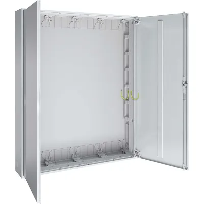 ABN Wandgehäuse SV48 | IP43 Stahlblech | 1050x1250x210mm | 400A | Doppel-Tür | Aufputz | weiß RAL 9016