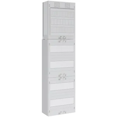 ABN Verteilerfeld VT16AR2240 | 1V 1APZ | 5x12TE | 250x900x133,45mm | ohne N+PE-Klemmen | geschlossen | Zählerplatz