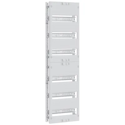 ABN Verteilerfeld VF16RR2600 | flach 6-reihig | 6x12TE | 250x900x90mm | mit Abdeckung und Ausschnitt | ohne N-PE-Klemmen