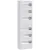 Bild: ABN Verteilerfeld tief VT16RR1600 | 6-reihig | 72TE | N+PE Steckklemmen | 250x900x133mm | mit Ausschnitt | weiß