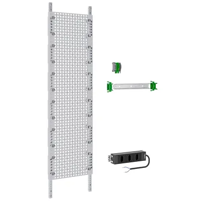 ABN Multimediafeld VX17RM8161 | LexCom Home | 3-fach Euro-Steckdose | 6 Montageflächen | 250x1050x20mm | geschlossen