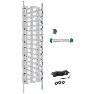 ABN Multimediafeld VX17RM8161 | LexCom Home | 3-fach Euro-Steckdose | 6 Montageflächen | 250x1050x20mm | geschlossen