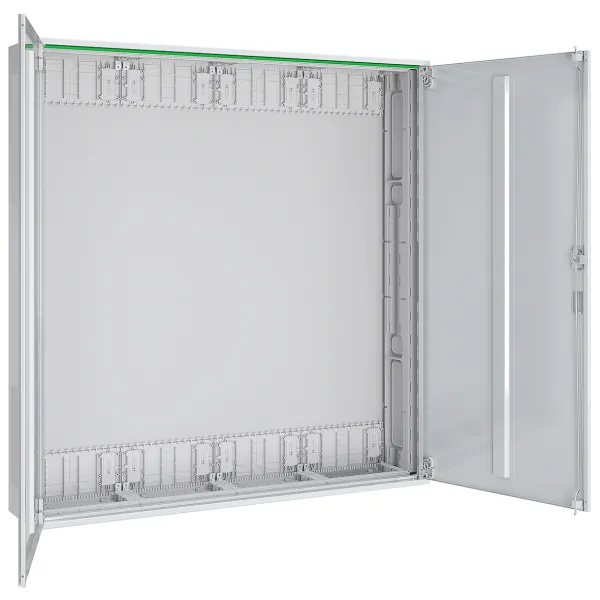 ABN Wandgehäuse ABNRS407 | Aufputz-Leergehäuse IP44 | 1060x1100x210mm | 7 Reihen | Stahlblech | weiß RAL9016