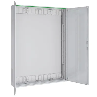 ABN Wandgehäuse Aufputz ABNRS409 | IP44 | Stahlblech/Kunststoff | 1050x1400x210 mm | 9-reihig | schutzisoliert | weiß