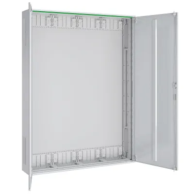 ABN Wandgehäuse Aufputz ABNRS409 | IP44 | Stahlblech/Kunststoff | 1050x1400x210 mm | 9-reihig | schutzisoliert | weiß
