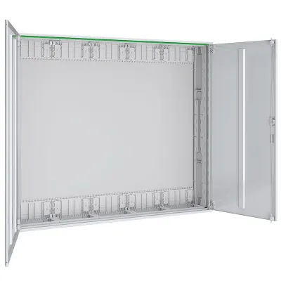 ABN Wandgehäuse ABNRS507 | Aufputz | IP44 | 1300x1100x210 mm | Schutzisoliert | Stahlblech/Kunststoff | weiß