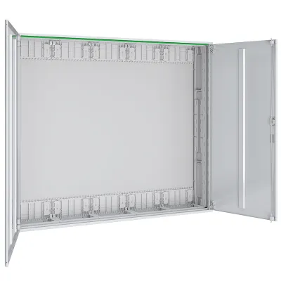 ABN Wandgehäuse ABNRS507 | Aufputz | IP44 | 1300x1100x210 mm | Schutzisoliert | Stahlblech/Kunststoff | weiß
