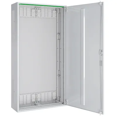 ABN Wandgehäuse ABNRS207 | Aufputz-Leergehäuse IP44 | Stahlblech/Kunststoff | 550x1100x210mm | schutzisoliert | weiß